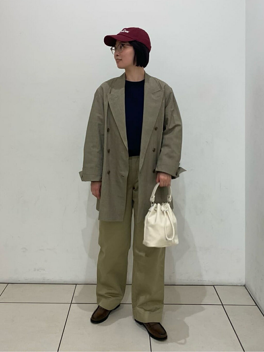 〈bshop別注〉コットン ダブルブレスト シャツジャケット WOMEN CHEMISE D'ADAM | 〈別注〉ダブルブレスト シャツジャケット WOMEN