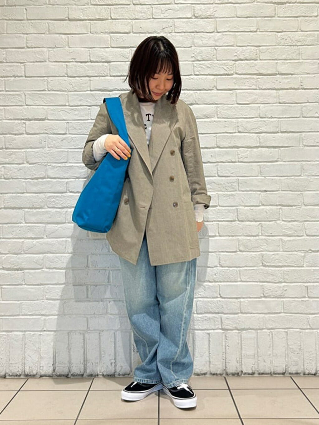 Bshop | CHEMISE D'ADAM | <別注>コットン ダブルブレスト シャツ