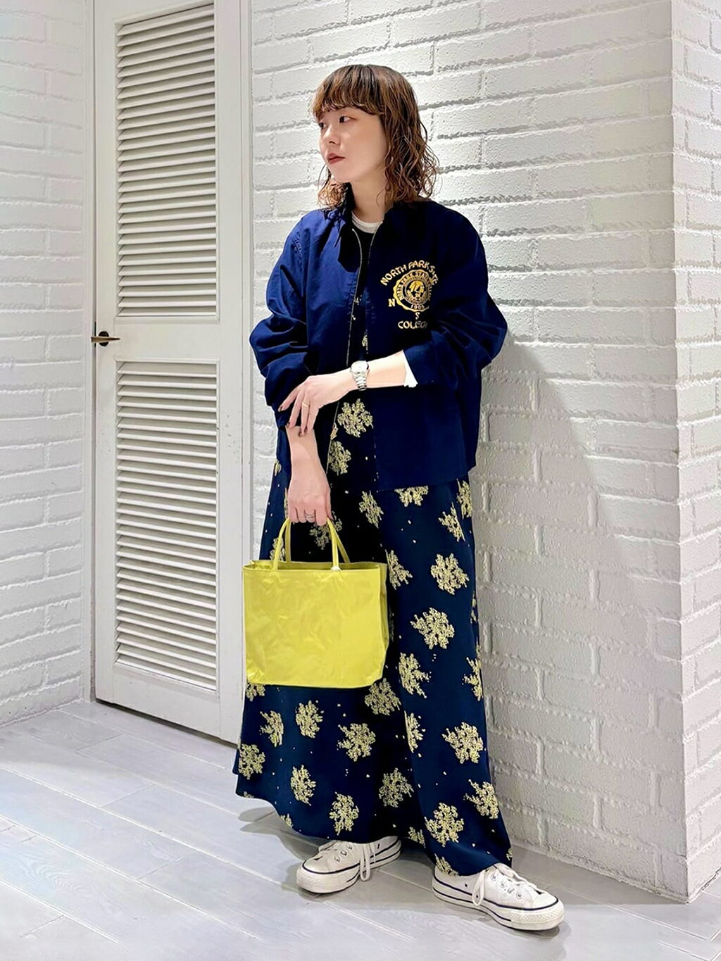 Bshop | LE GLAZIK | ツイルプリント ノースリーブワンピース WOMEN