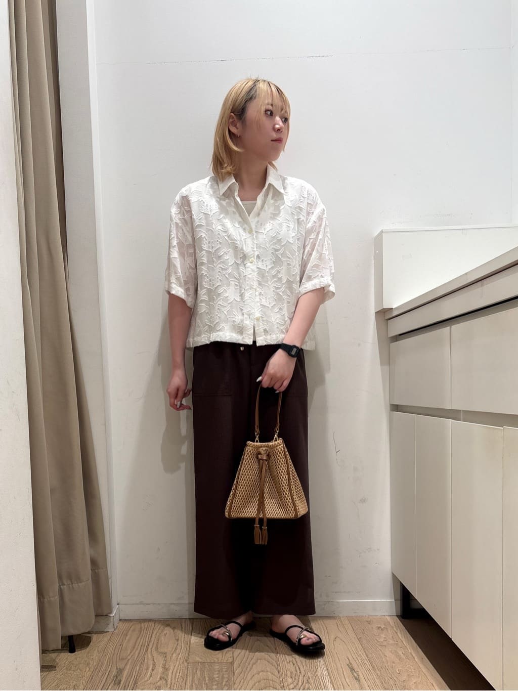 UNITED ARROWS green label relaxingのカット ジャガード ショート 