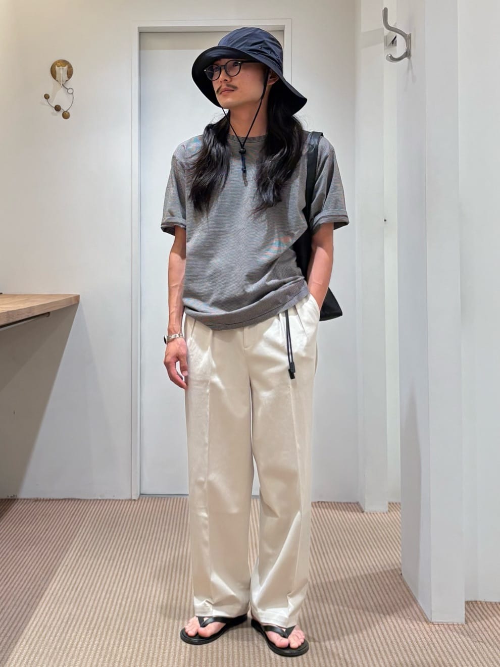 【試着のみ】steven alan グレース ツープリーツ ドレス トラウザー Steven Alan＞ グレース ツイル イン ツープリーツ ドレス トラウザーズII