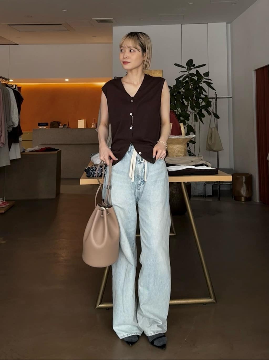 Whim Gazette | ドロストデニムパンツ | Rakuten Fashion(楽天