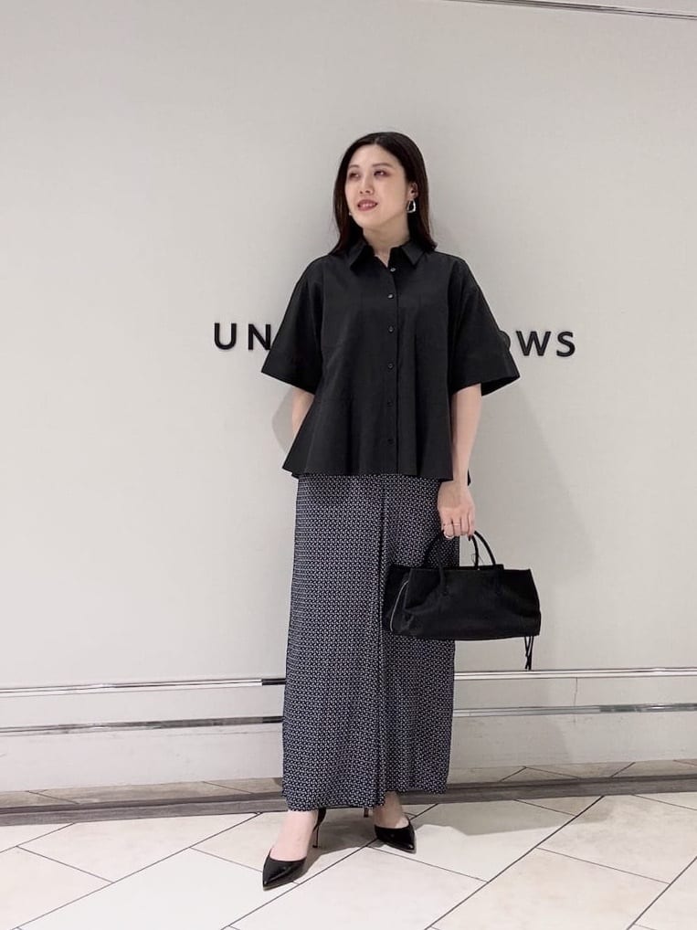 AEWEN MATOPH ペプラムショートスリーブシャツ ウォッシャブル UNITED ARROWS | <AEWEN MATOPH>ペプラムショートスリーブシャツ