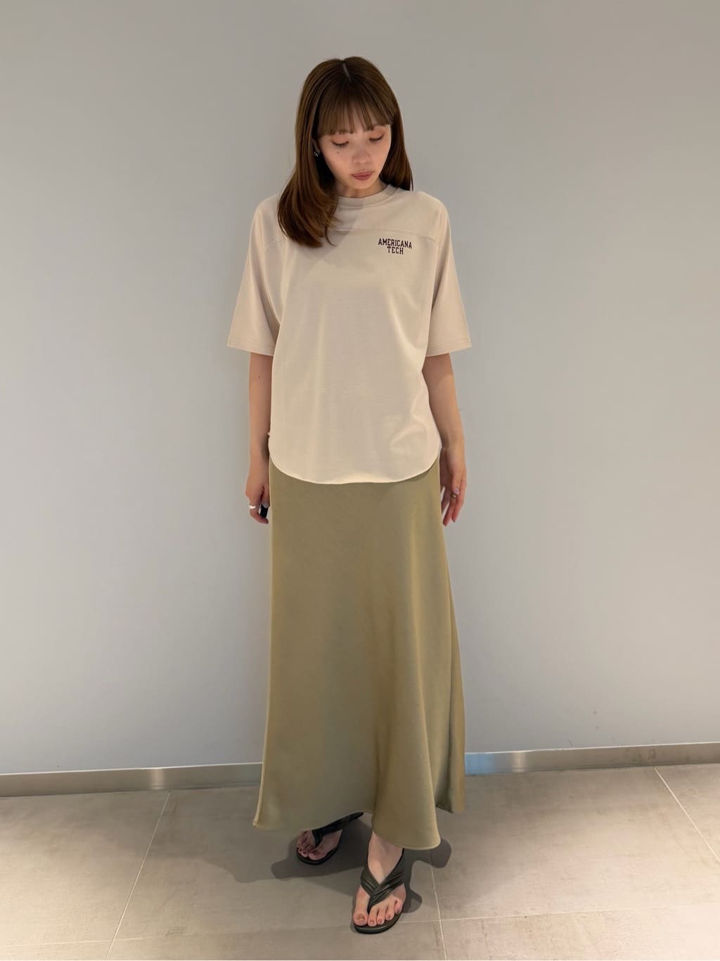 BEAUTY&YOUTH UNITED ARROWS | ポリエステルサテン マーメイドフレア