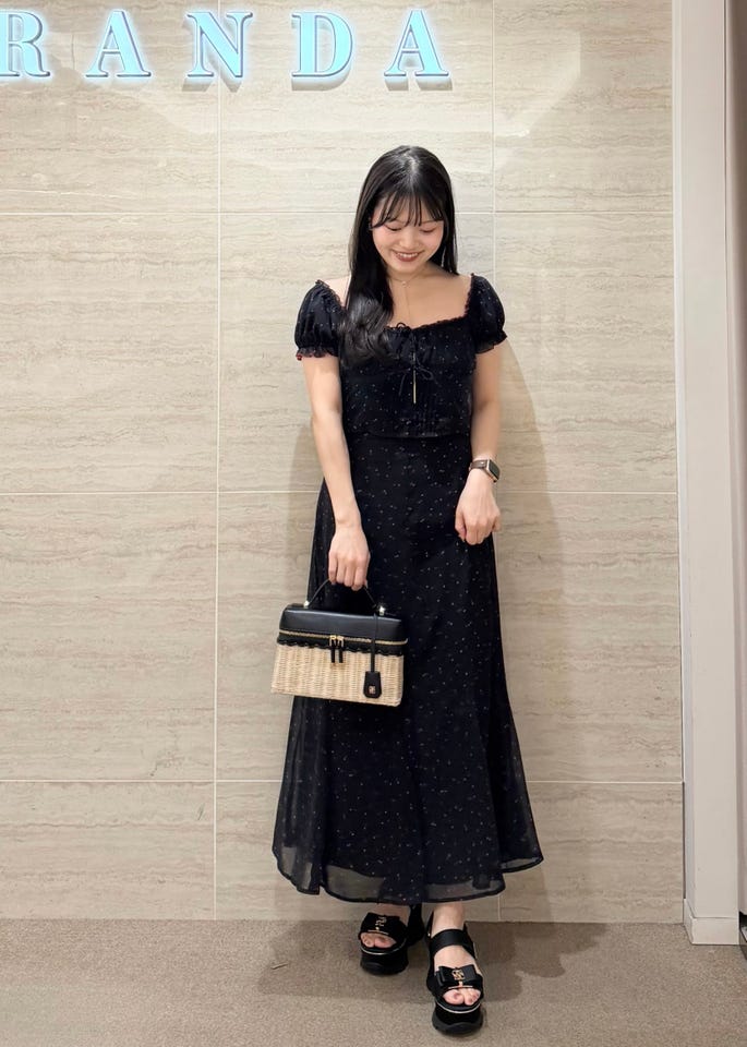 RANDA | モノグラムリボンボリュームスポーツサンダル | Rakuten