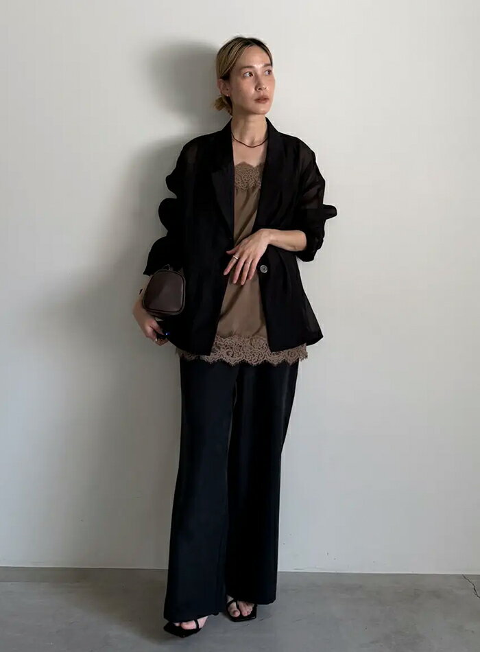 SELECT MOCA | ロングスリーブシアーテーラードジャケット | Rakuten
