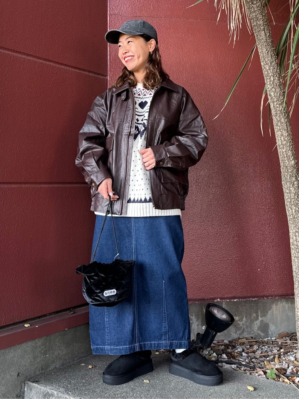 FREAK’S STOREの別注 2WAY ベロアキルティング フリル 巾着ショルダーバッグ 24AWを使ったコーディネートを紹介します。｜Rakuten Fashion(楽天ファッション／旧楽天ブランドアベニュー)7209744