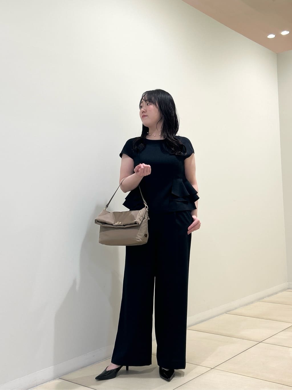 NOLLEY'S | ウォッシャブル麻調ペプラムブラウス | Rakuten Fashion