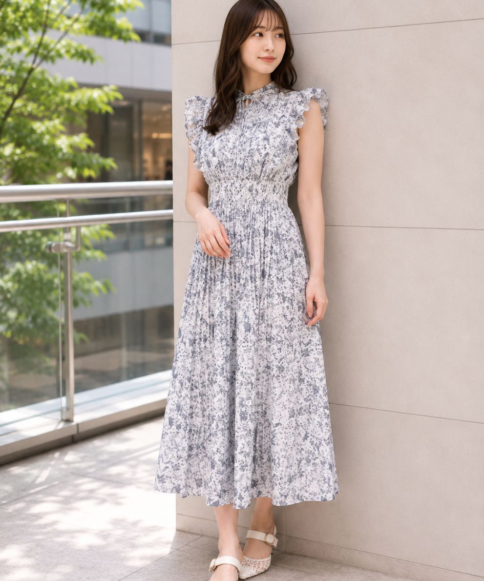 MISCH MASCH | ピコフリルプリーツワンピース MM627426 | Rakuten