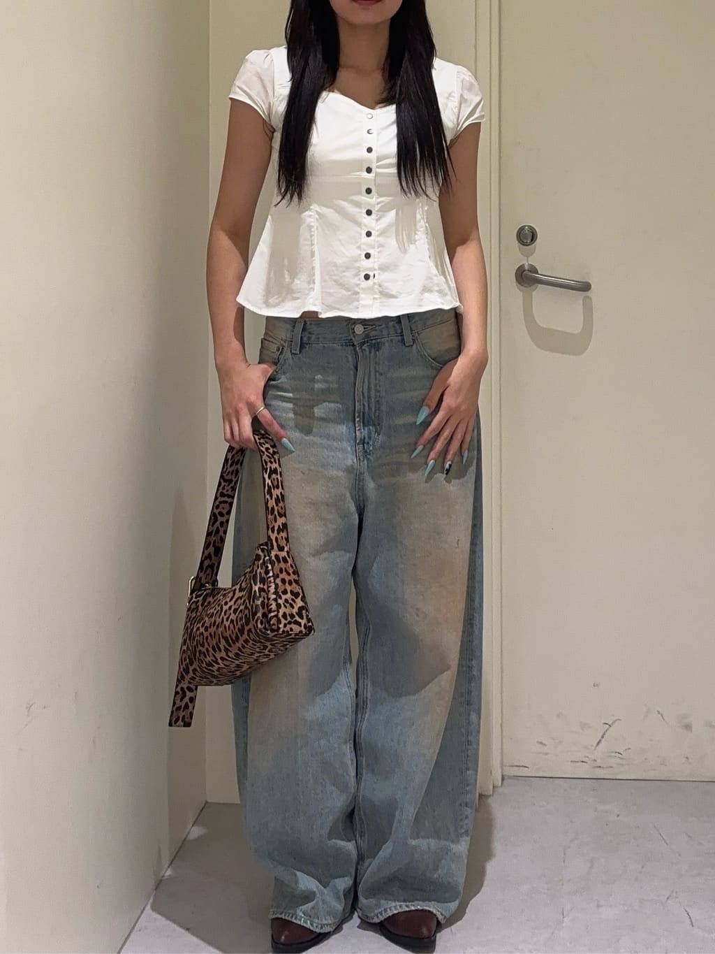 moussy | BUTTON UP FITTED ブラウス | Rakuten Fashion(楽天