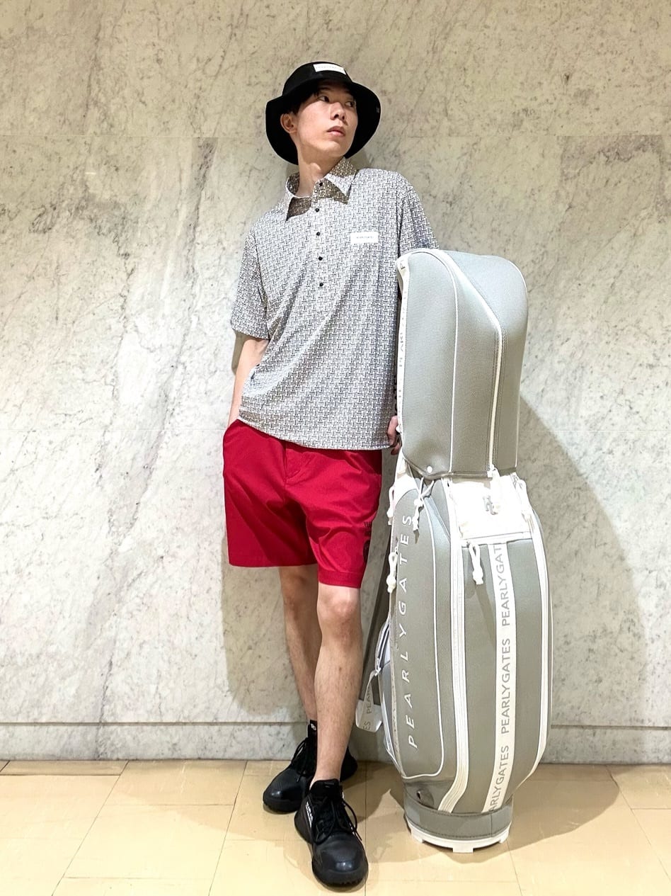 PEARLY GATES | メッシュ×ラバー調キャディバッグ (46インチ対応