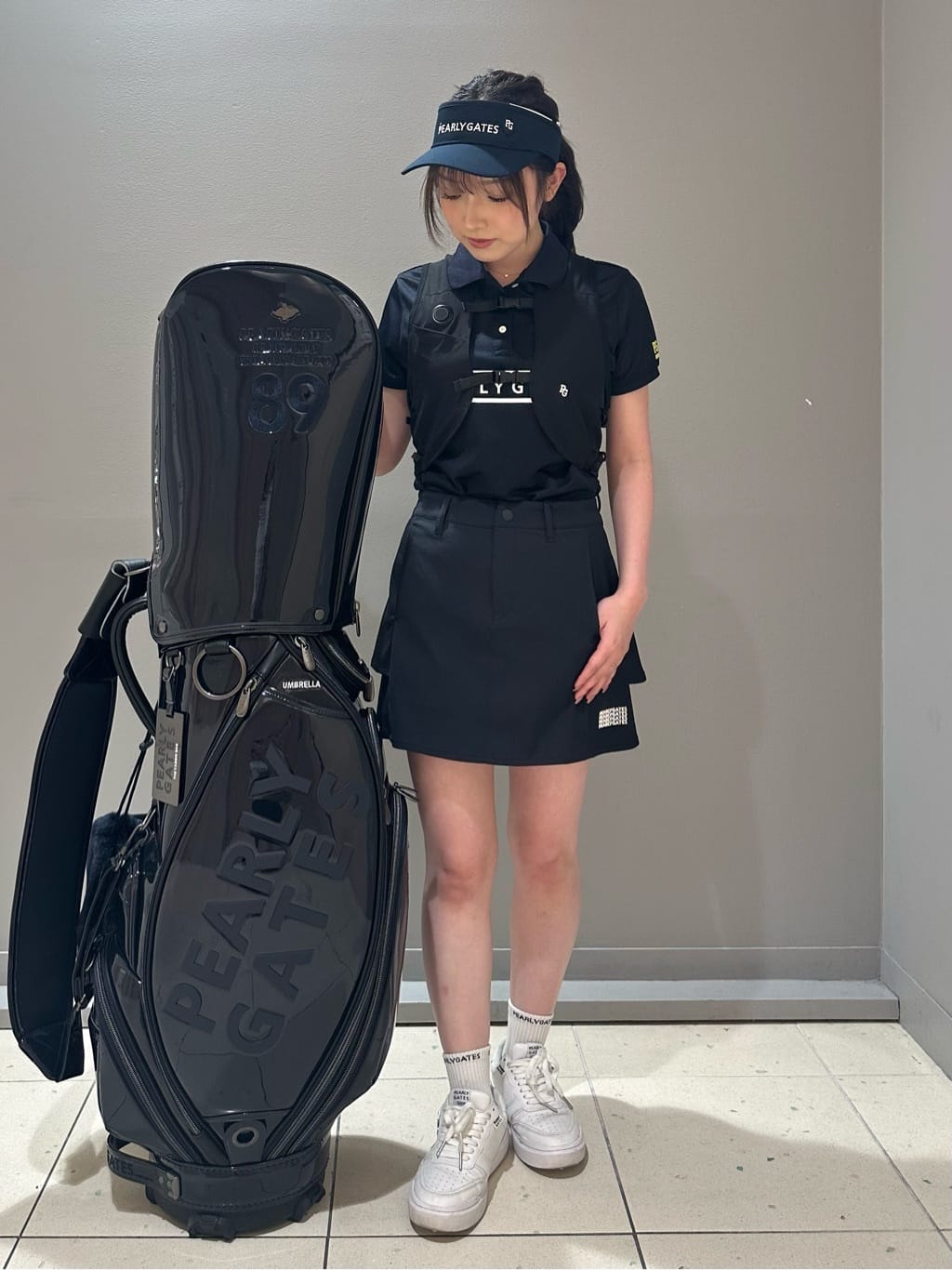 PEARLY GATES | ポリエステルメッシュペルチェベスト(UNISEX