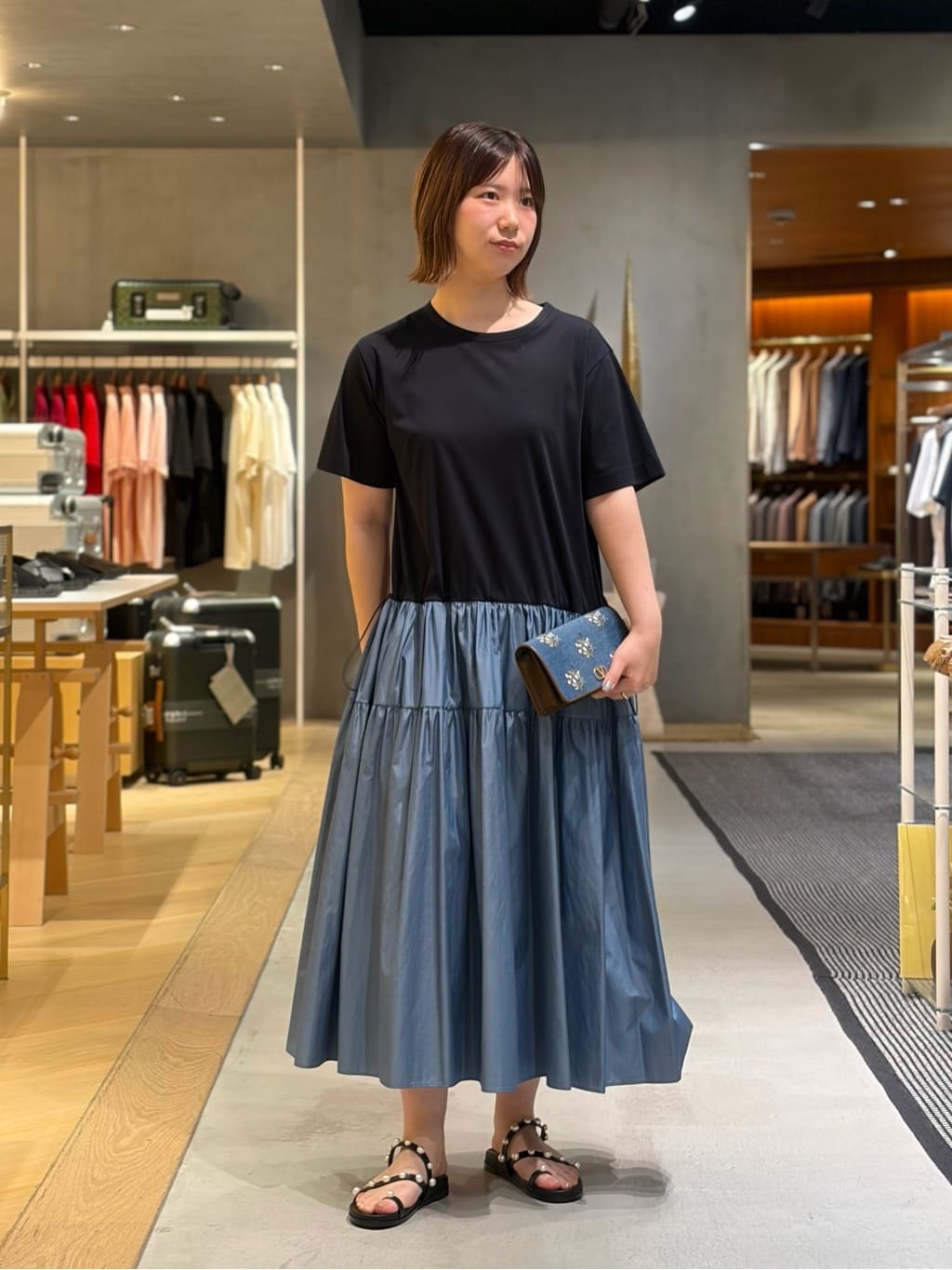 UNITED ARROWS | カット コンビ ドッキング ワンピース | Rakuten