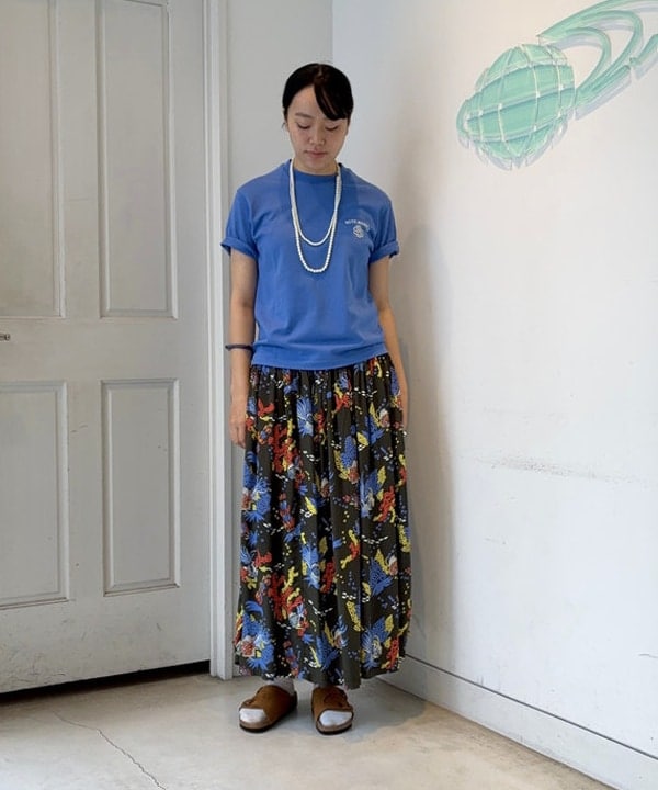 BEAMS WOMEN | 【別注】SUN SURF / ギャザー ロング スカート