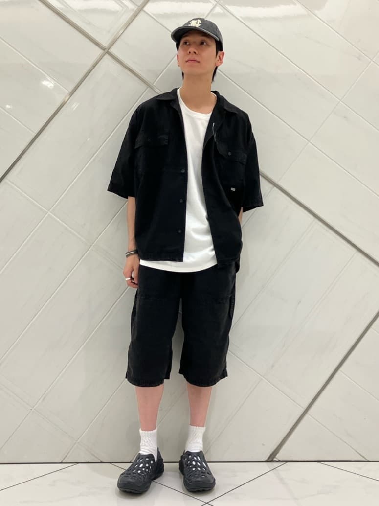 FREAK'S STORE | ワイドシルエット オーバーダイ S/S ワークシャツ