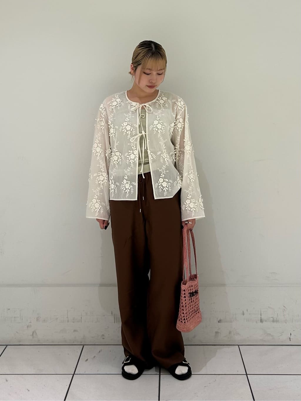 BEAUTY&YOUTH UNITED ARROWS | セルロースナイロン エンブロイダリー
