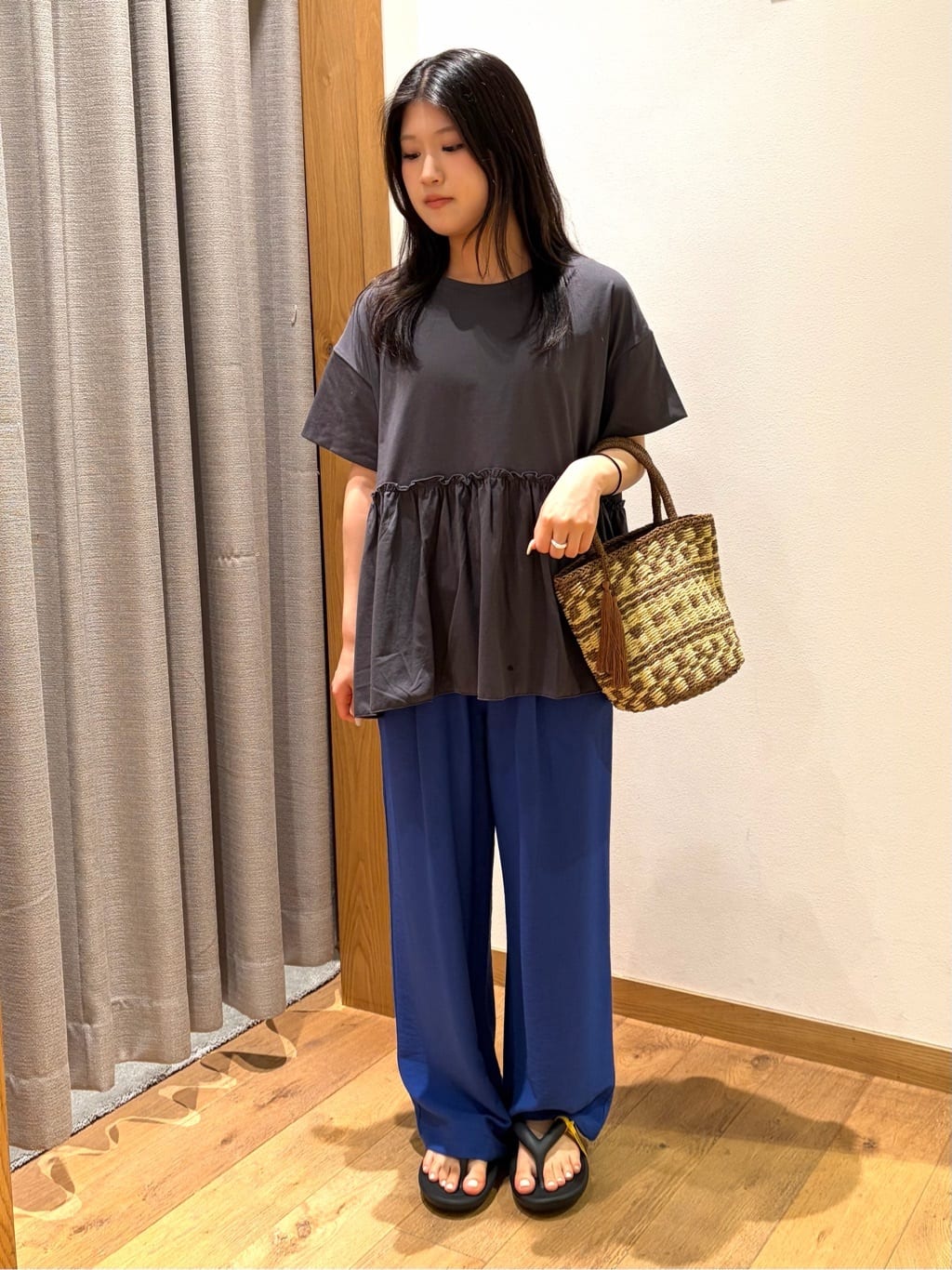 UNITED ARROWS LTD. OUTLET | プレーティング ペプラムカットソー <A