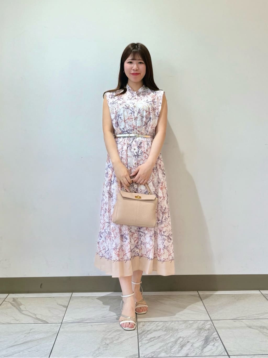 ANAYI | Coral プリントローンシャツフレア ワンピース | Rakuten
