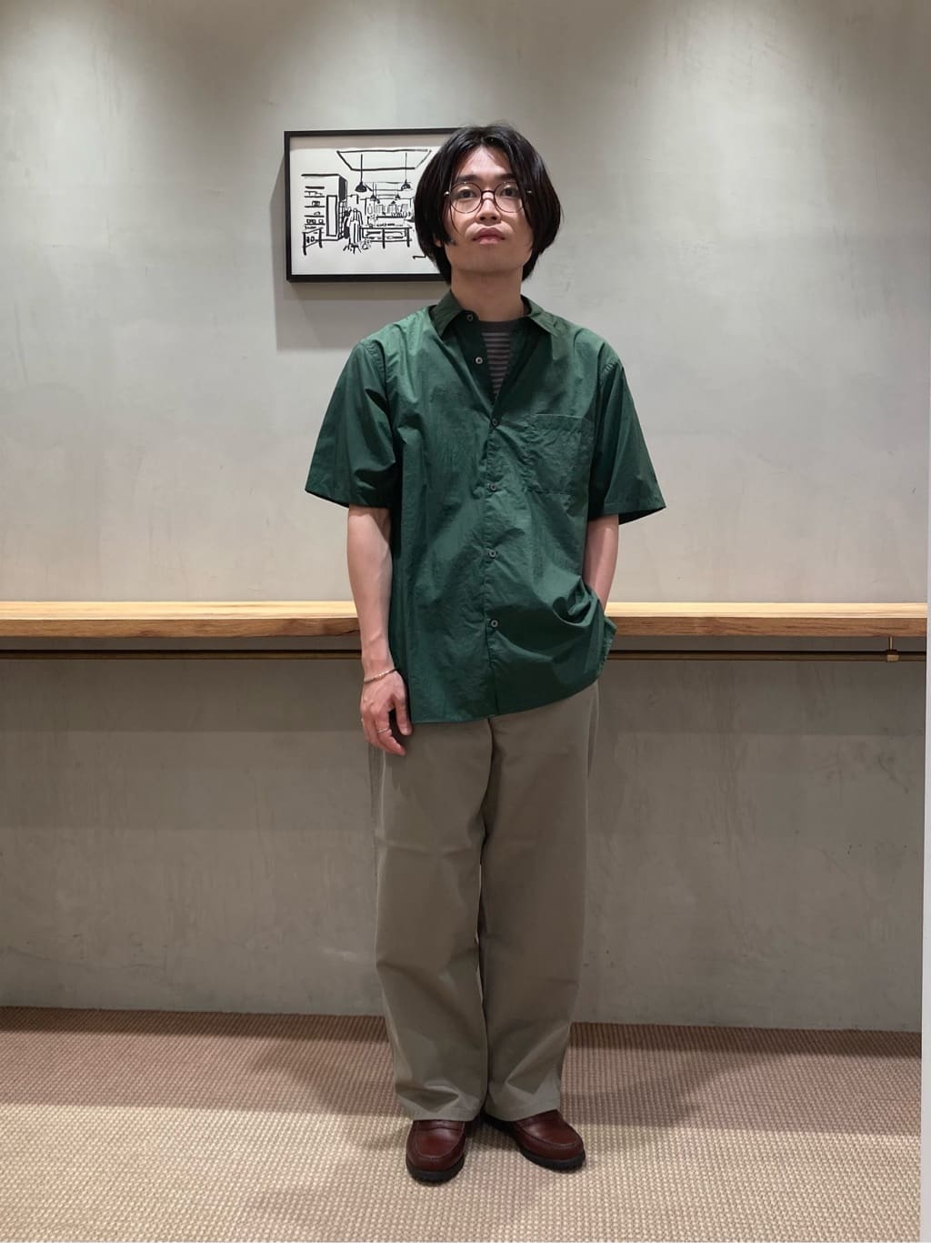 Steven Alan ウエポン ニドム アーミー ノープリーツ トラウザーズ Steven Alan＞ ウエポン ニドム アーミー ノープリーツ トラウザーズ