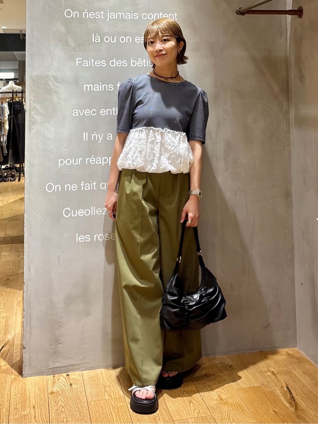 archives | ベルト付きタックワイドチノパン | Rakuten Fashion(楽天