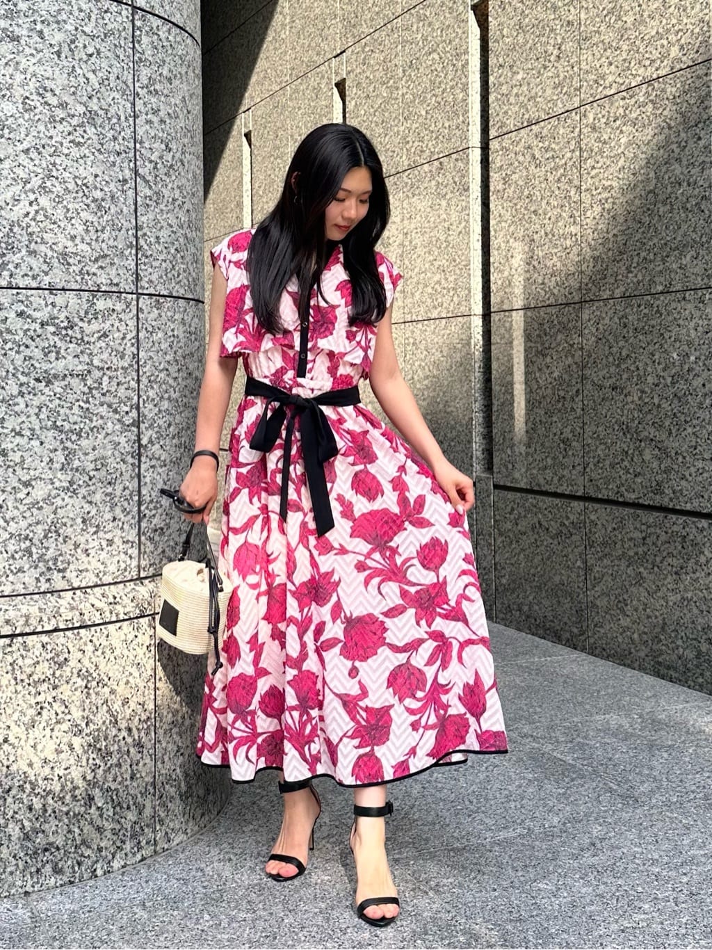 PINKY&DIANNE | フラワープリントワンピース | Rakuten Fashion(楽天