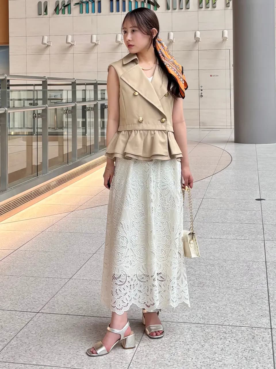 GRACE CONTINENTAL | ペプラムトレンチベスト | Rakuten Fashion(楽天