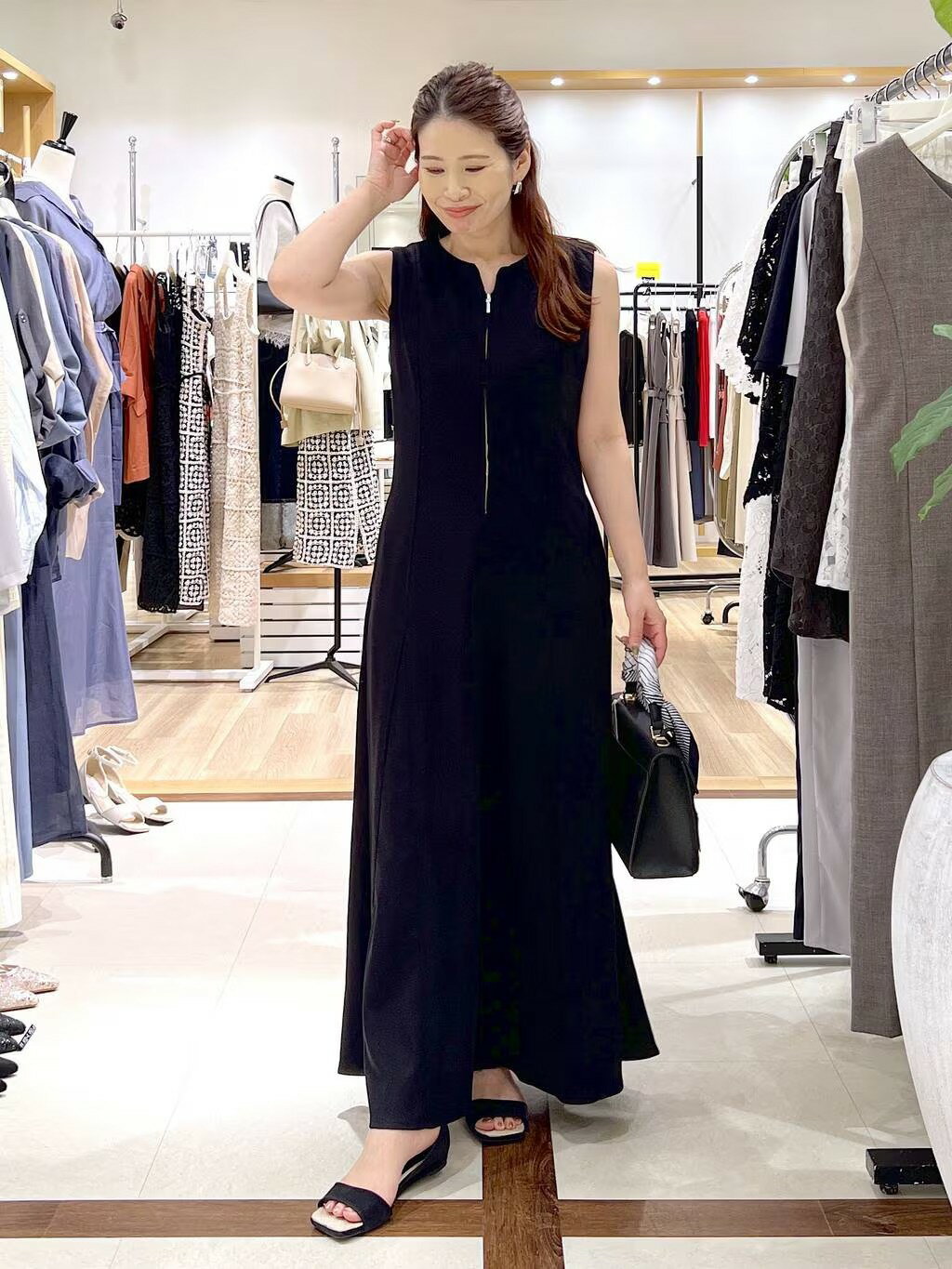 Andemiu | フロントZIPカットワンピース | Rakuten Fashion(楽天