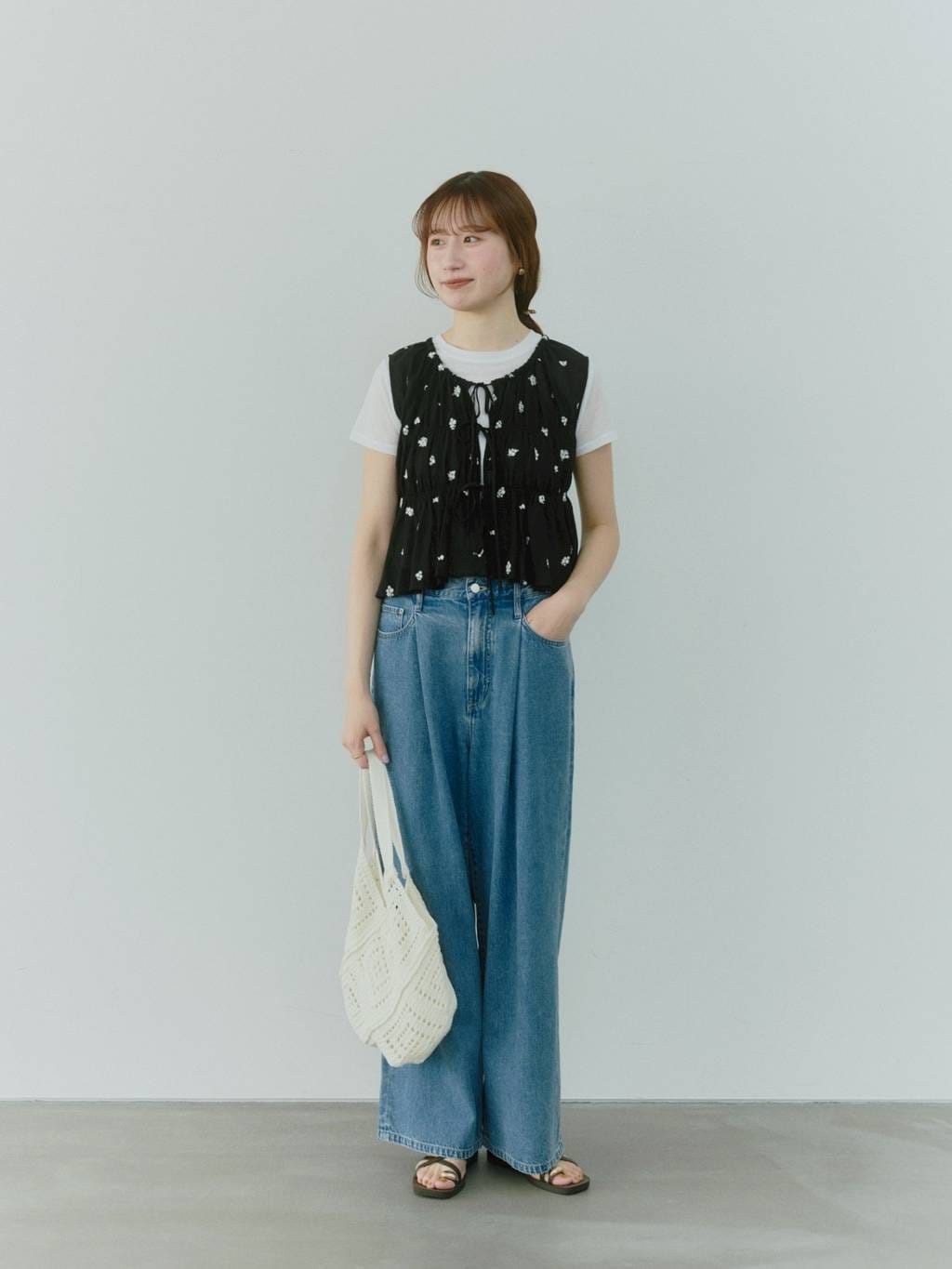 LOWRYS FARM | ヨウリュウシシュウノースリーブ | Rakuten Fashion