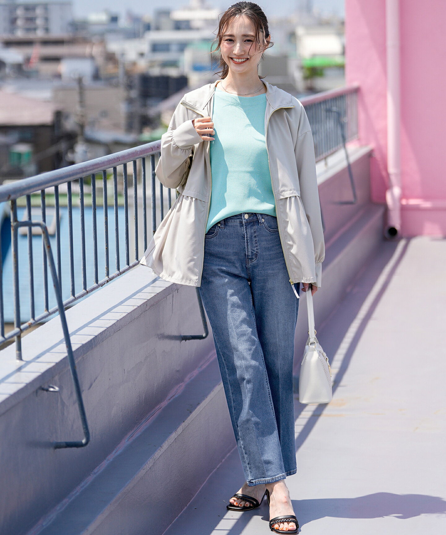 ANY SIS | ラッシュガード ジップアップフーディー | Rakuten Fashion