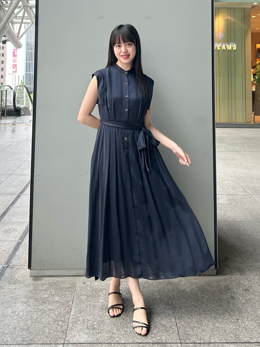 NATURAL BEAUTY BASIC | シャドーストライプワンピース | Rakuten