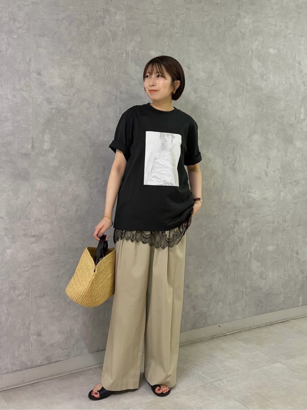 UNITED ARROWS | <conte>チノ タック ワイドパンツ | Rakuten Fashion