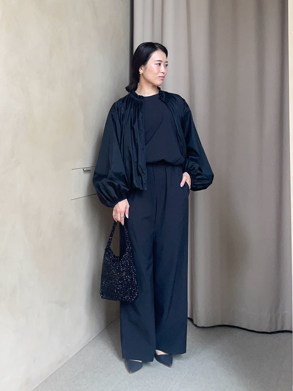 UNITED ARROWS | スカラップ フリル オールインワン パンツ -はっ水 UV