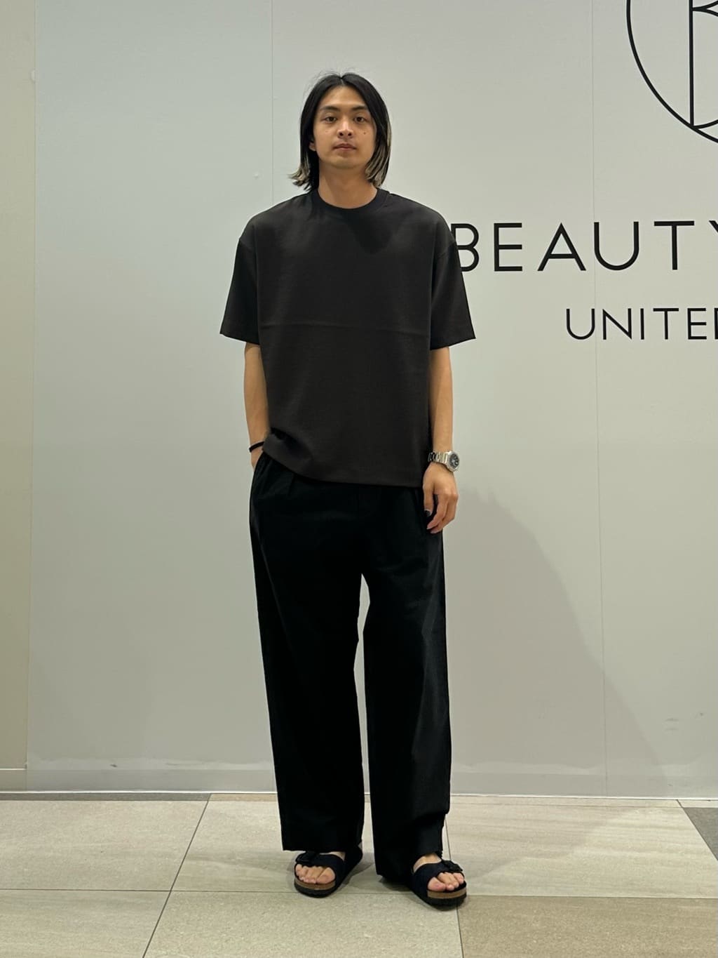 BEAUTY&YOUTH UNITED ARROWS | GIZA モールスキン 2タック パンツ NO
