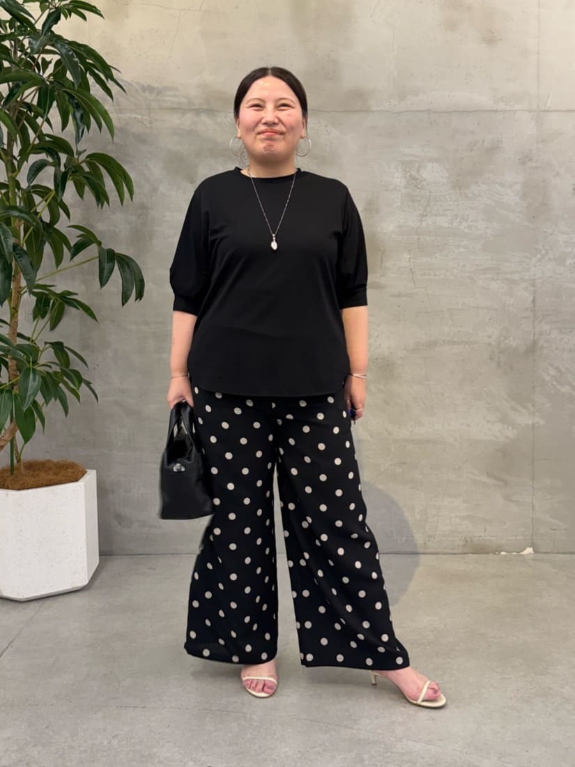 BEARDSLEY | ドットプリントパンツ | Rakuten Fashion(楽天