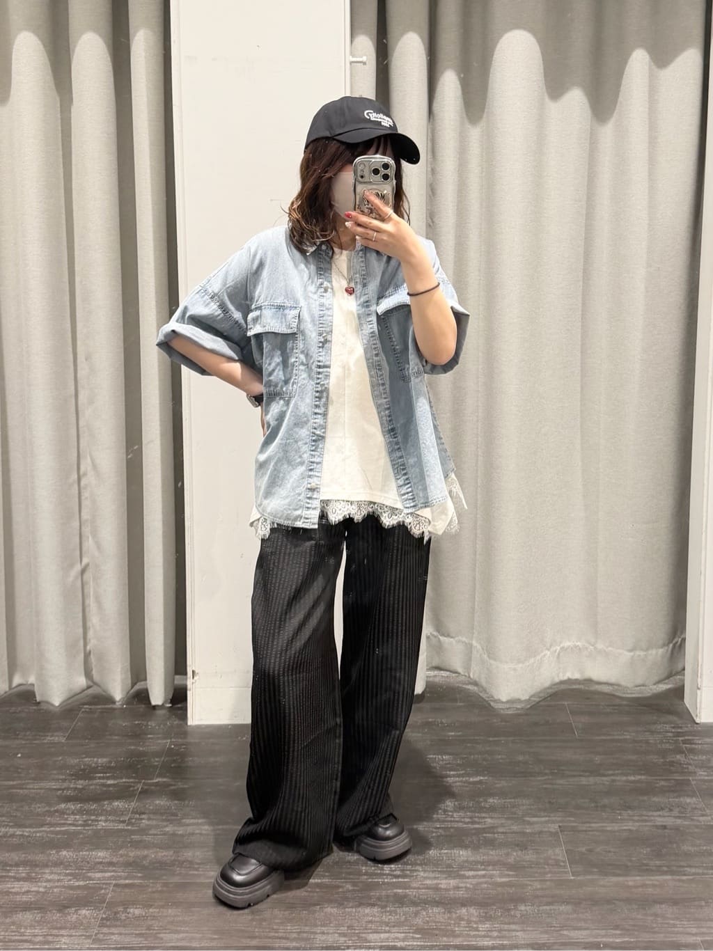 COLONY 2139 | 4.5OZデニムハーフスリーブシャツ | Rakuten Fashion