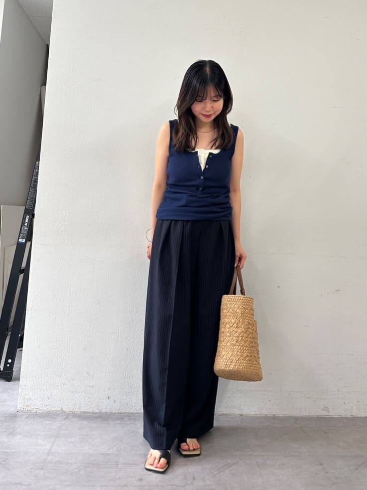 GALLARDAGALANTEの2WAYヘンリータンクトップを使ったコーディネートを紹介します。｜Rakuten Fashion(楽天ファッション／旧楽天ブランドアベニュー)7220047