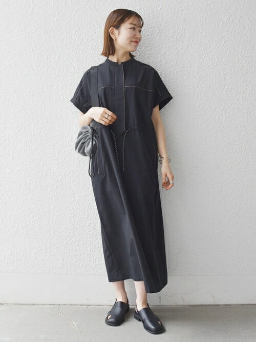 SHIPS | 【SHIPS any別注】ALL BLACK: バック ストラップ サンダル