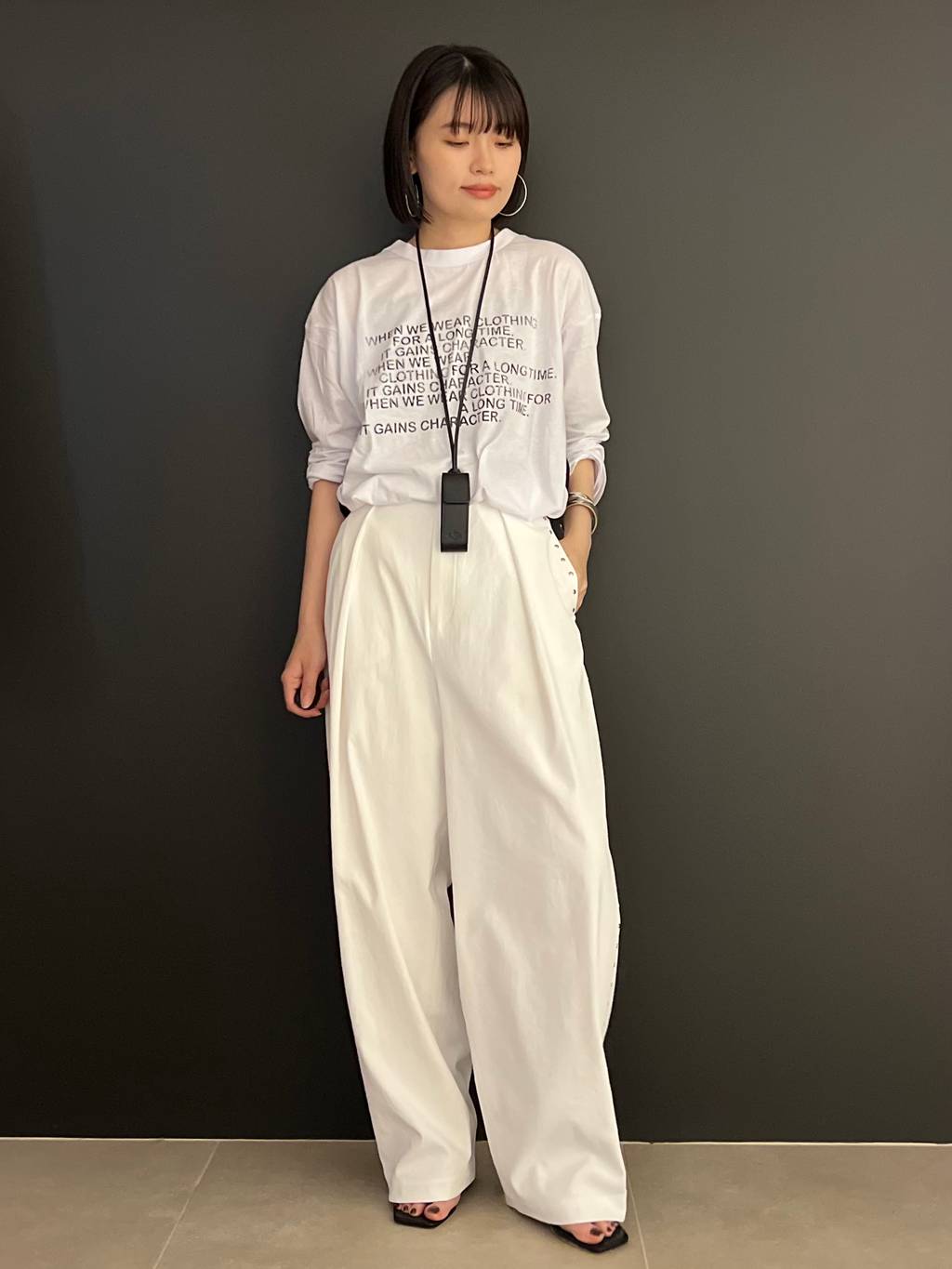 Curensology | 【UNIVERSAL OVERALL】別注シアーロングスリーブTシャツ