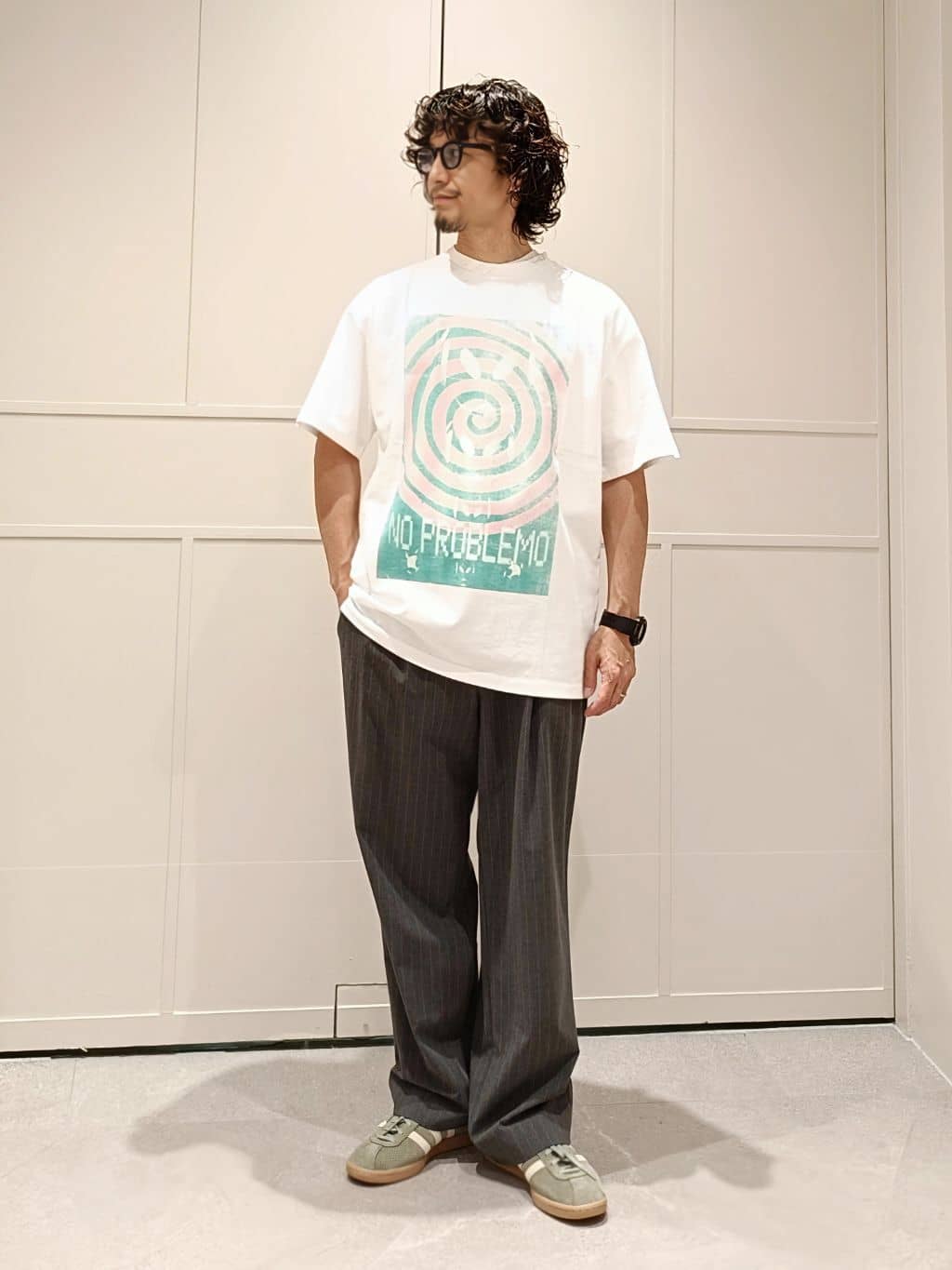 push push スーパーバギースラックス ストライプパンツ 海外 ストリート BEAUTY&YOUTH UNITED ARROWS | ピンストライプ バギー スラックス NO.9