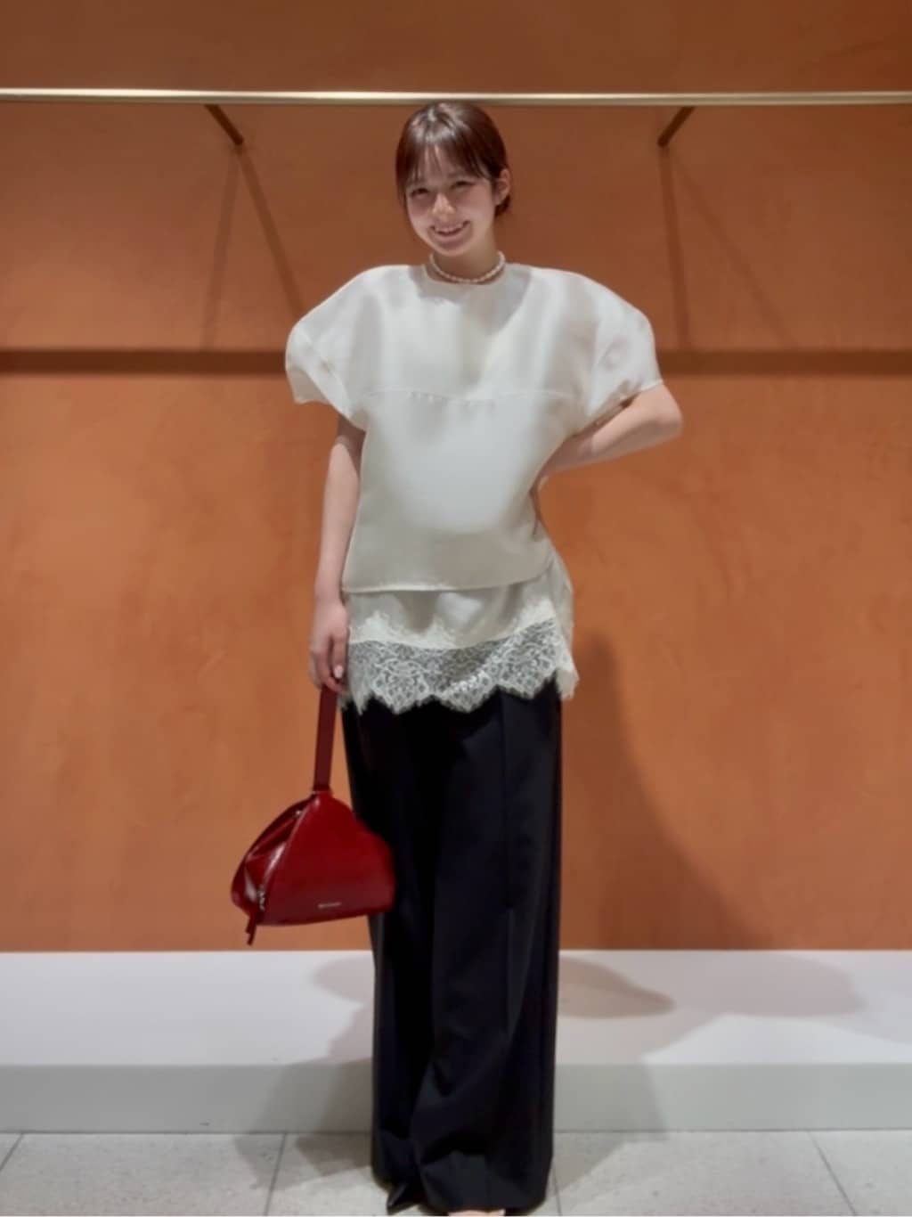 Whim Gazette | サテンレースキャミソール | Rakuten Fashion(楽天