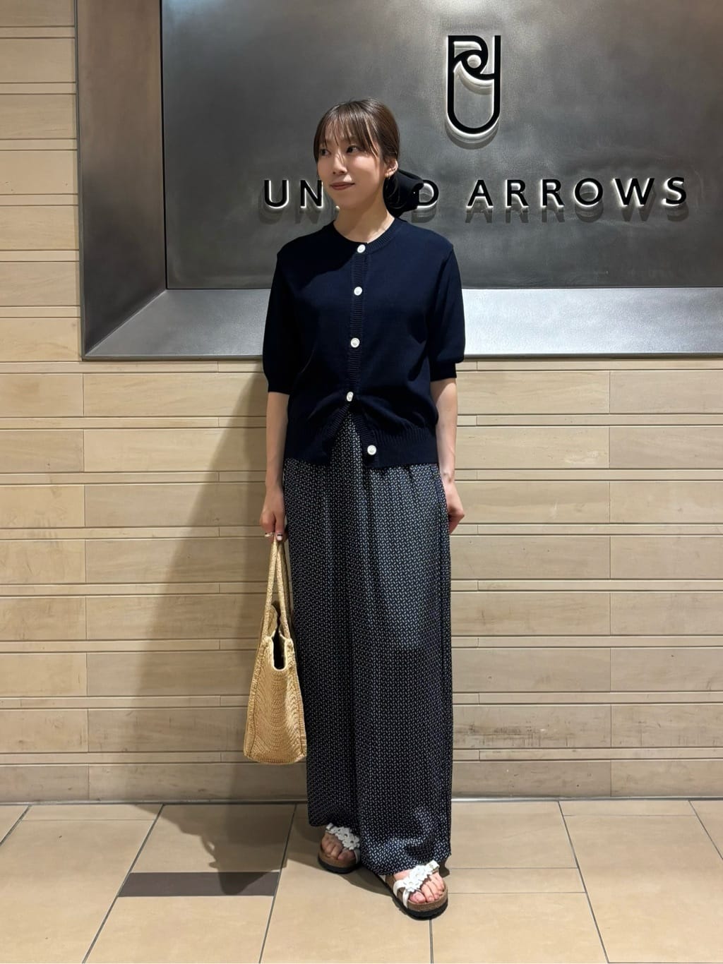 UNITED ARROWS | クルーネック ベーシック カーディガン
