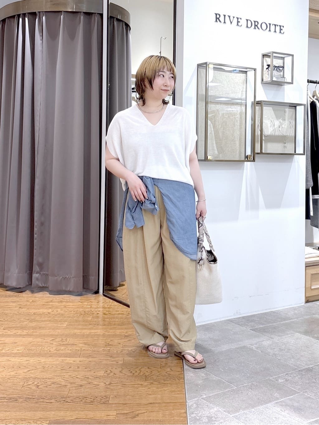 RIVE DROITE | ライトギマフレンチコクーンニット | Rakuten Fashion