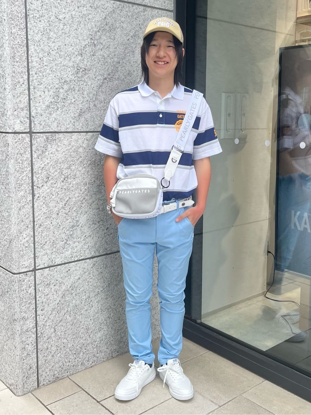 PEARLY GATES | メッシュ×ラバーショルダーバッグ (UNISEX) | Rakuten