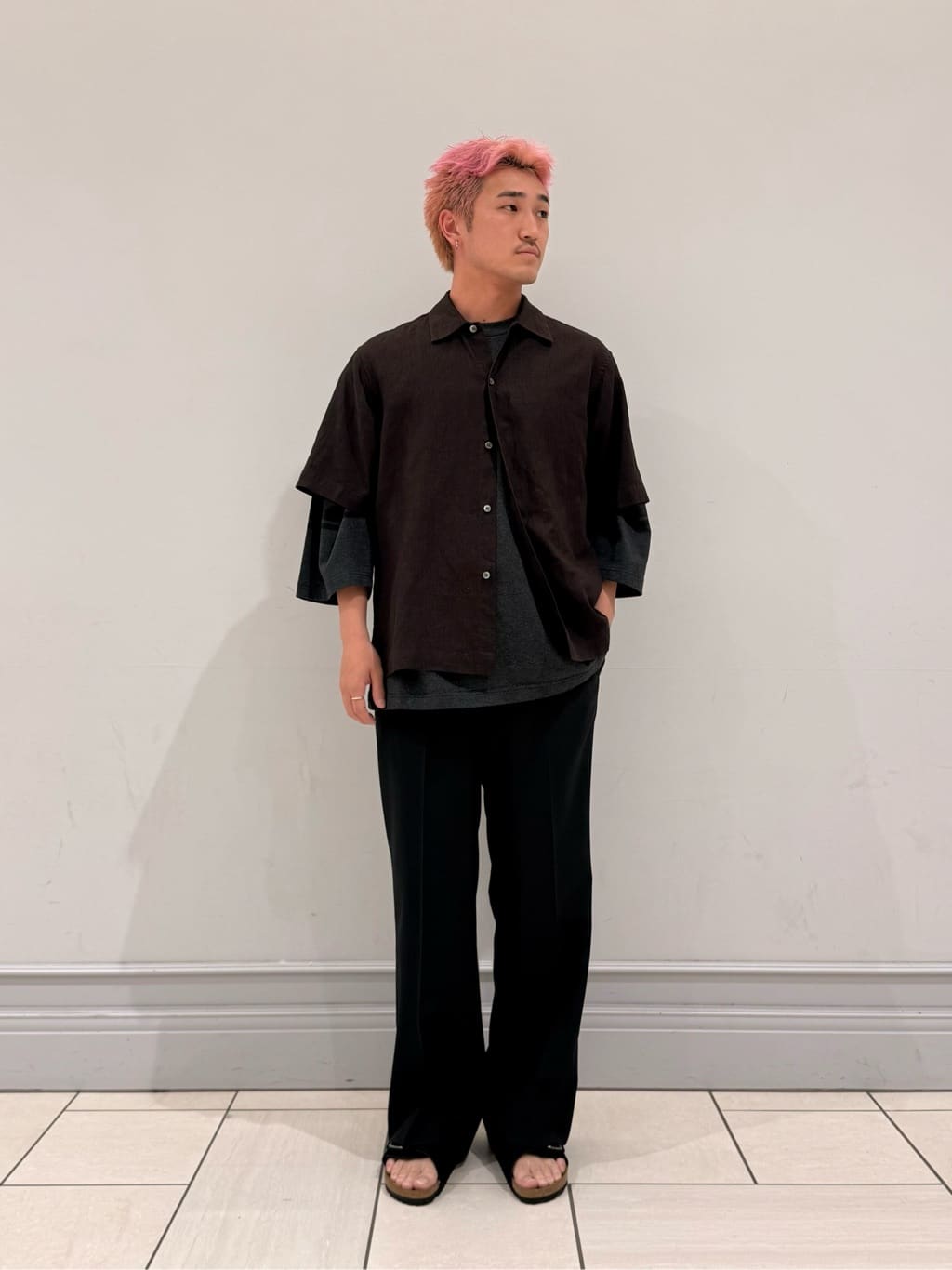 BEAUTY&YOUTH UNITED ARROWS | HI-LINE シュリンク リネン ハーフ