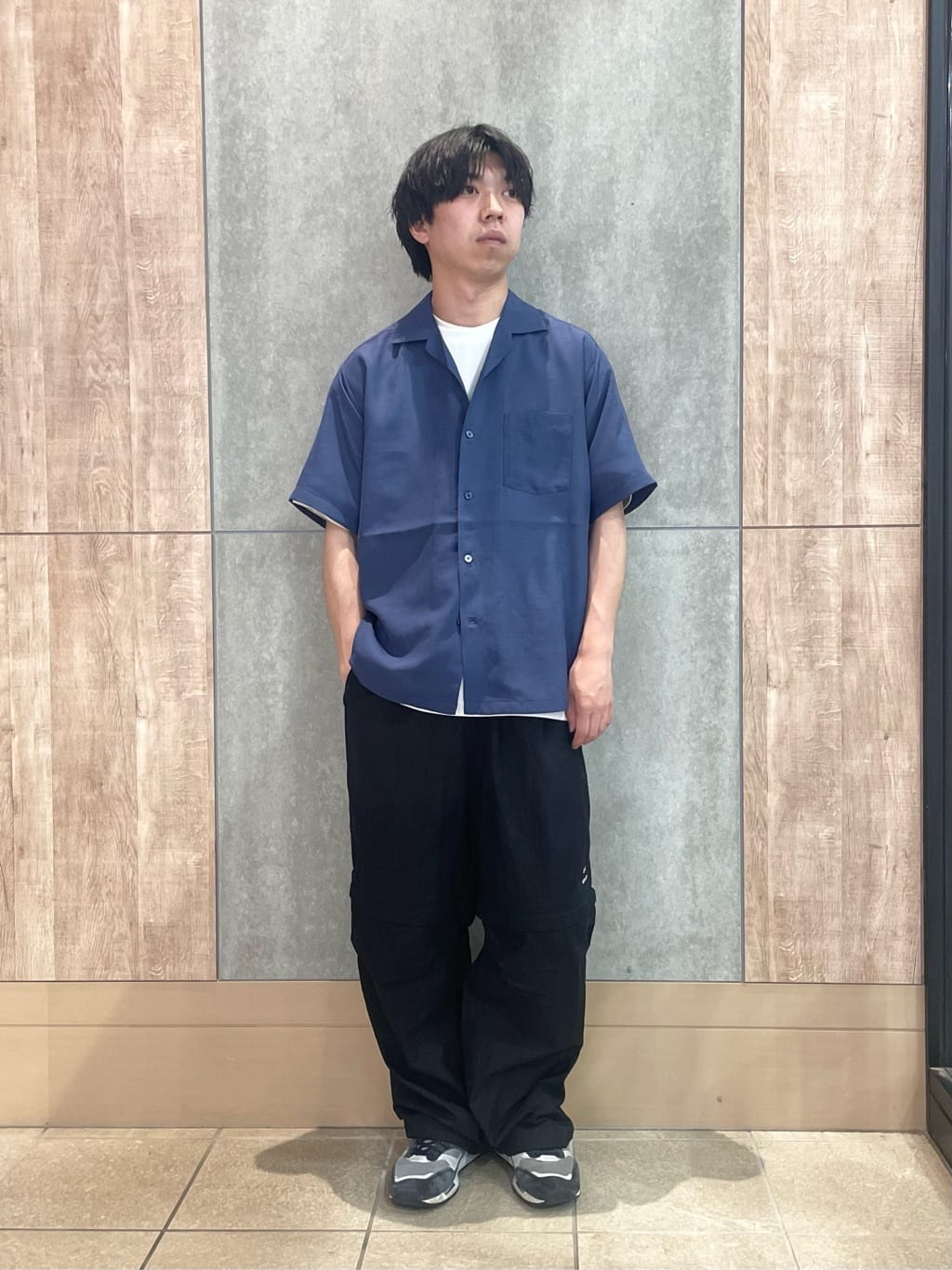 UNITED ARROWS LTD. OUTLET | リネンライク スラブ オープンカラー