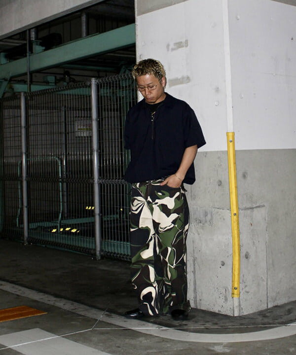 BEAMS MEN | TW ハーフジップ シャツ【ワイドフィット】 | Rakuten