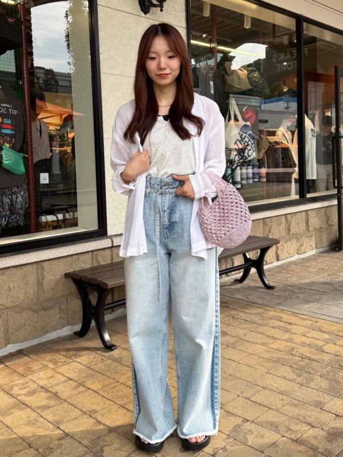 FREAK’S STOREの【セットアイテム】ヘンリーネック レイヤードタンクトップを使ったコーディネートを紹介します。｜Rakuten Fashion(楽天ファッション／旧楽天ブランドアベニュー)7223660
