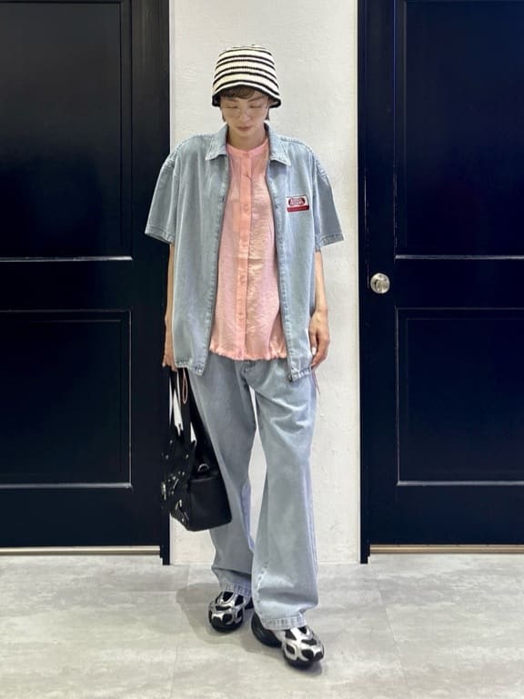 RODEO CROWNS WIDE BOWL | Coolist Denim ZIPシャツ | Rakuten Fashion