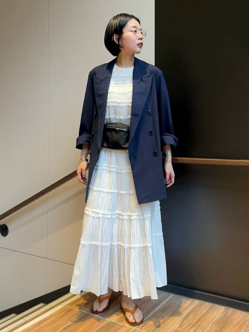 〈bshop別注〉コットン ダブルブレスト シャツジャケット WOMEN CHEMISE D'ADAM | 〈別注〉ダブルブレスト シャツジャケット WOMEN