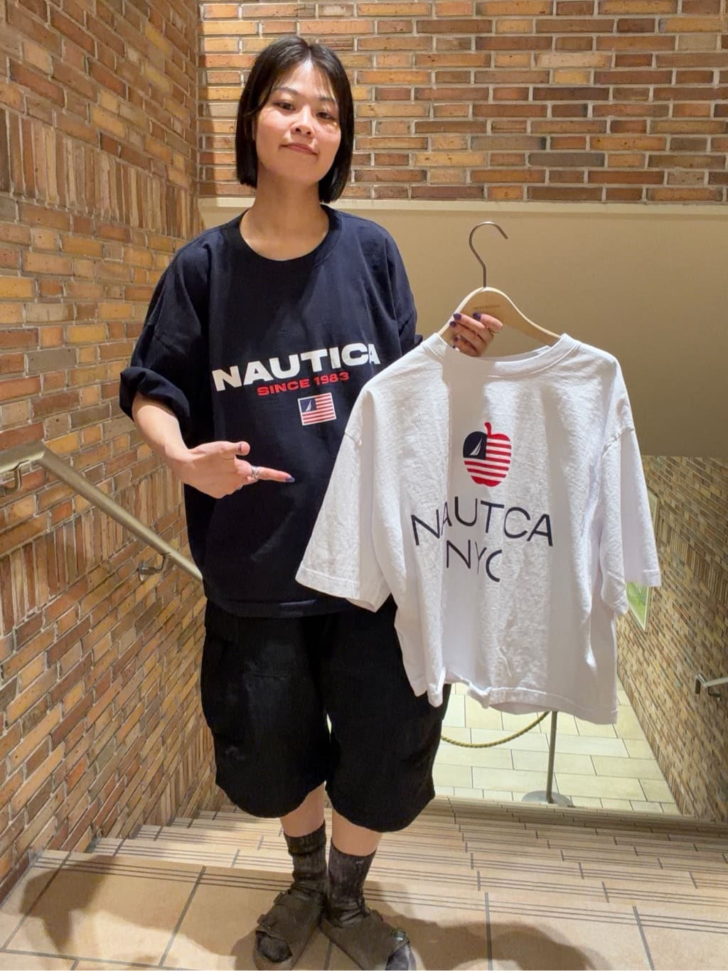 FREAK’S STOREのMade in U.S.A ヘビーウェイト オーバーサイズ クルーネック プリントTシャツ type 1を使ったコーディネートを紹介します。｜Rakuten Fashion(楽天ファッション／旧楽天ブランドアベニュー)7224508